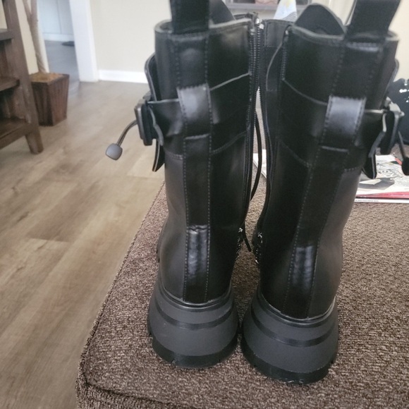 DKNY Combat Boots - Picture 3 of 4